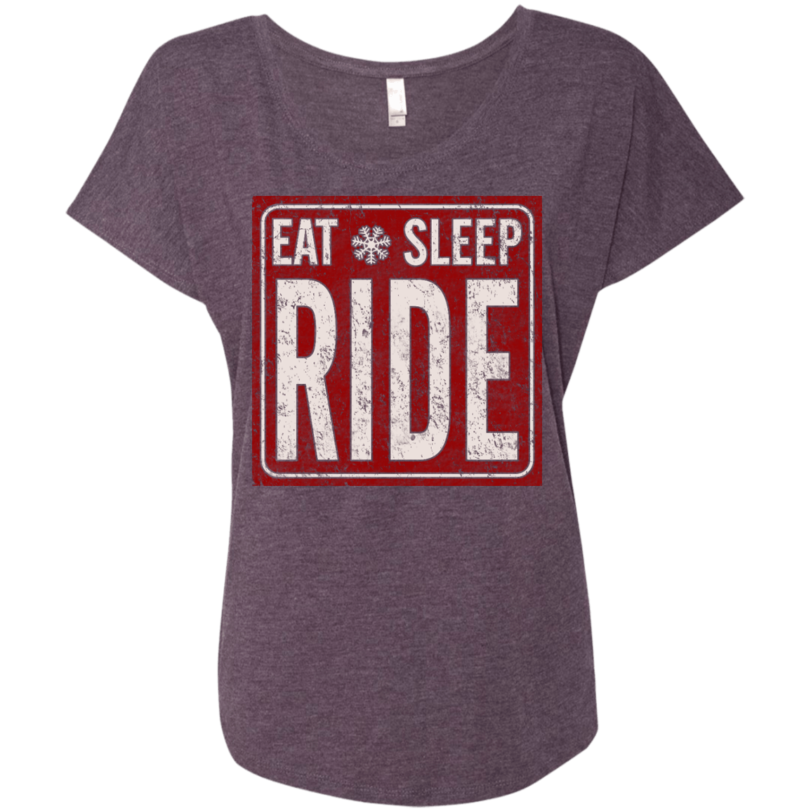 Eat Sleep Ride Ladies Tees - Powderaddicts
