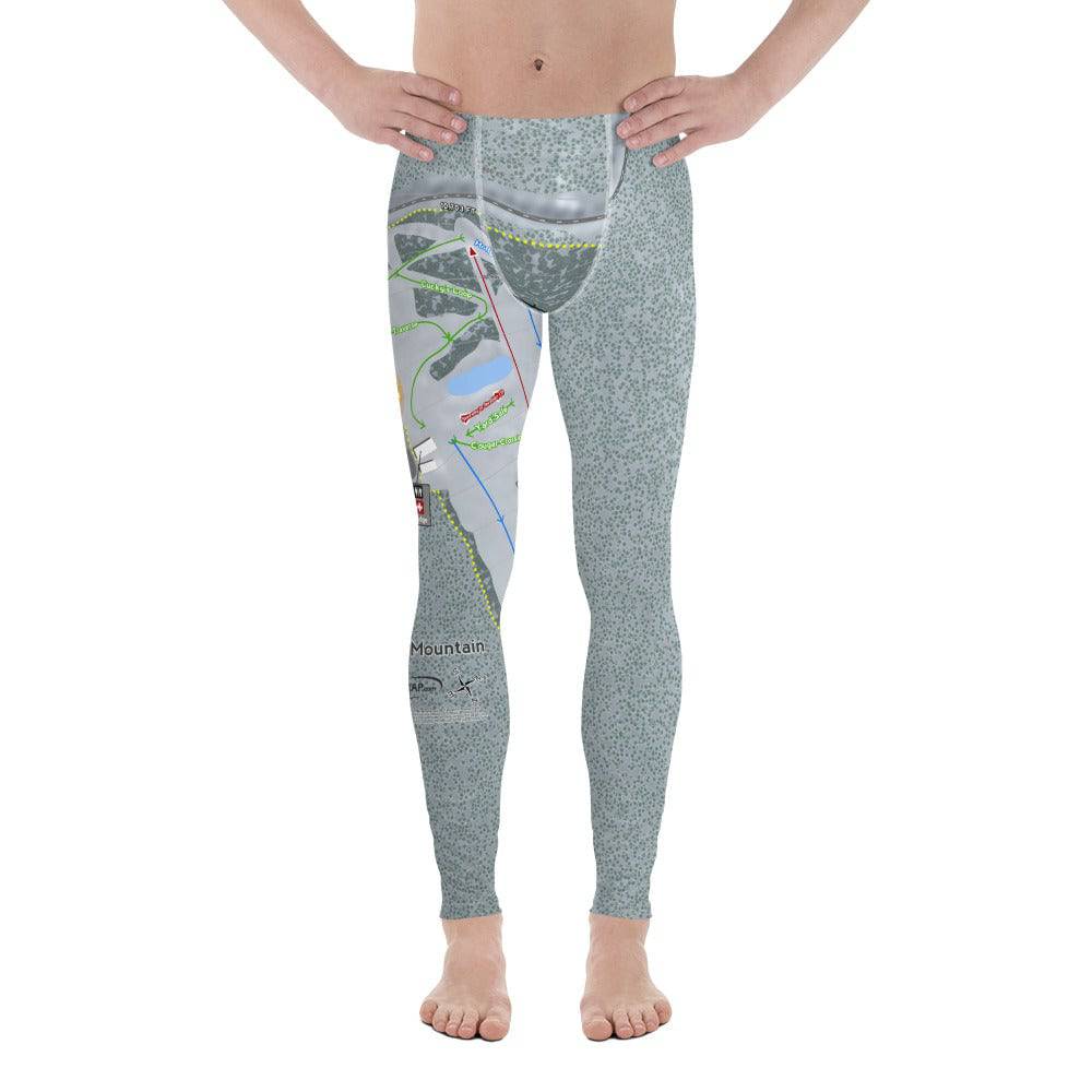 Echo Mountain, Colorado Ski Trail Map Men&#39;s Base Layer Bottom - Powderaddicts