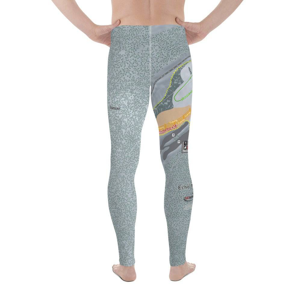 Echo Mountain, Colorado Ski Trail Map Men&#39;s Base Layer Bottom - Powderaddicts