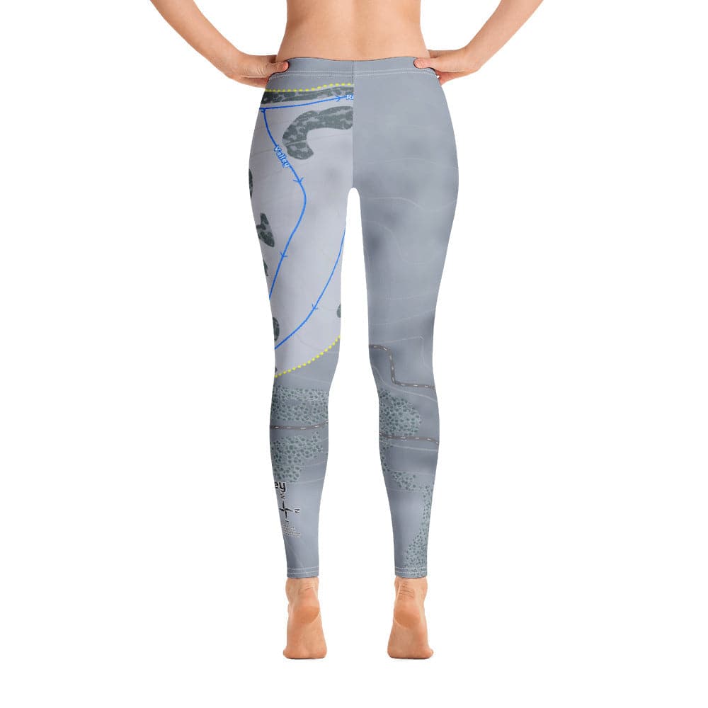 Echo Valley, Washington ski Trail Map Women&#39;s Base Layer Bottom - Powderaddicts