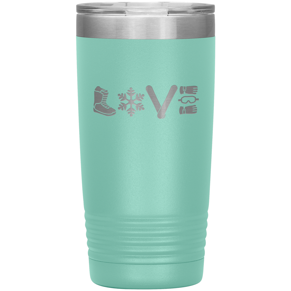 Love Snowboard Symbols 20oz Tumbler - Powderaddicts