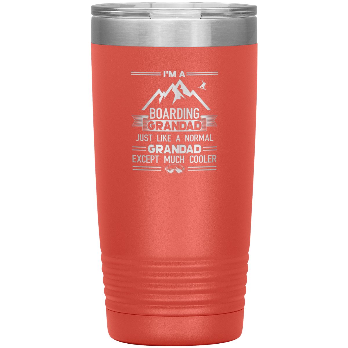 I'm A Boarding Grandad 20oz Tumbler - Powderaddicts