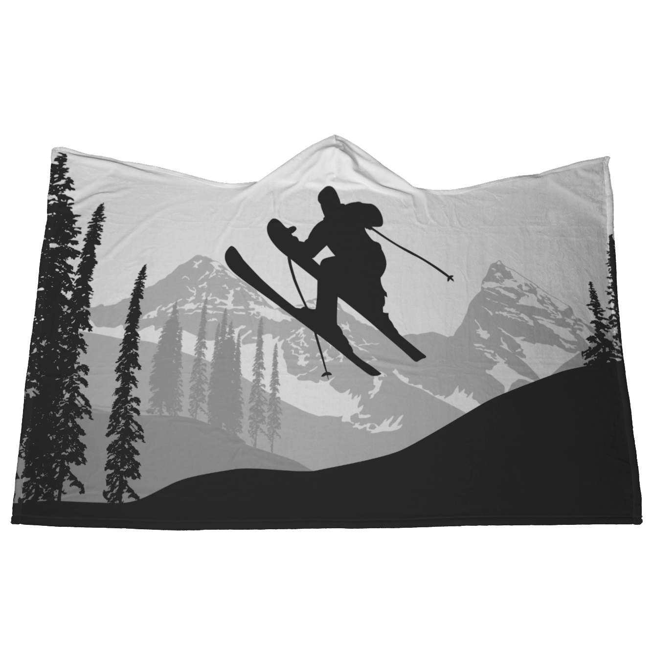 Ski Jump - Hooded Blanket - Powderaddicts