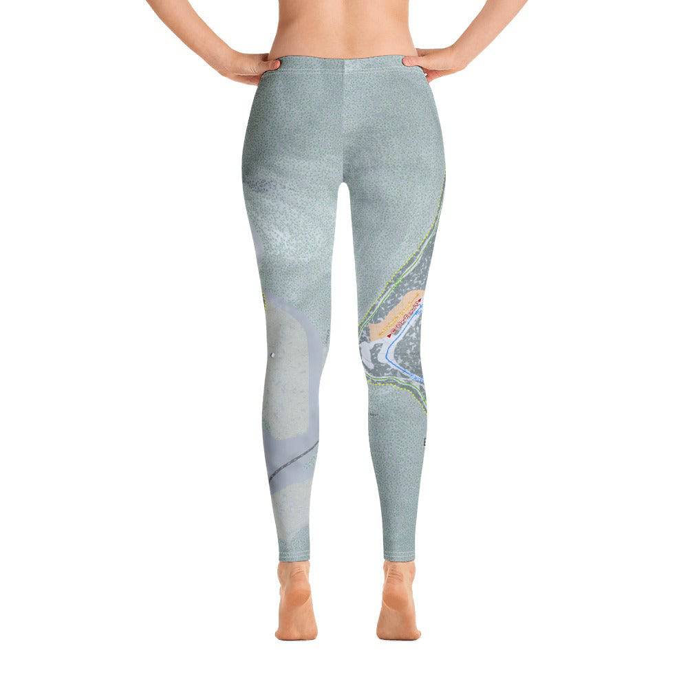 Elk Mountain, Pennsylvania Ski Trail Map Women's Base Layer Bottom - Powderaddicts