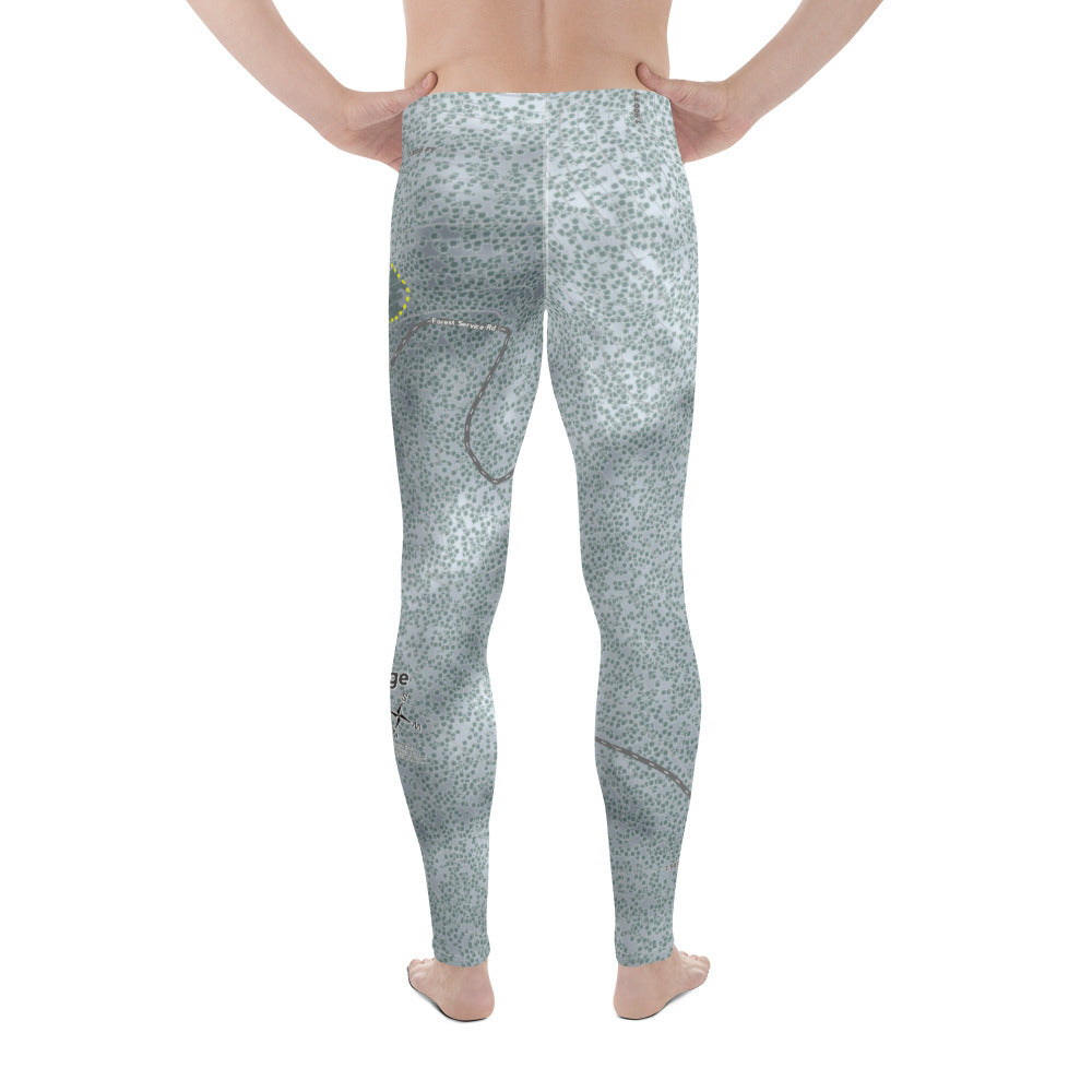 Elk Ridge, Arizona Ski Trail Map Men's Base Layer Bottom - Powderaddicts