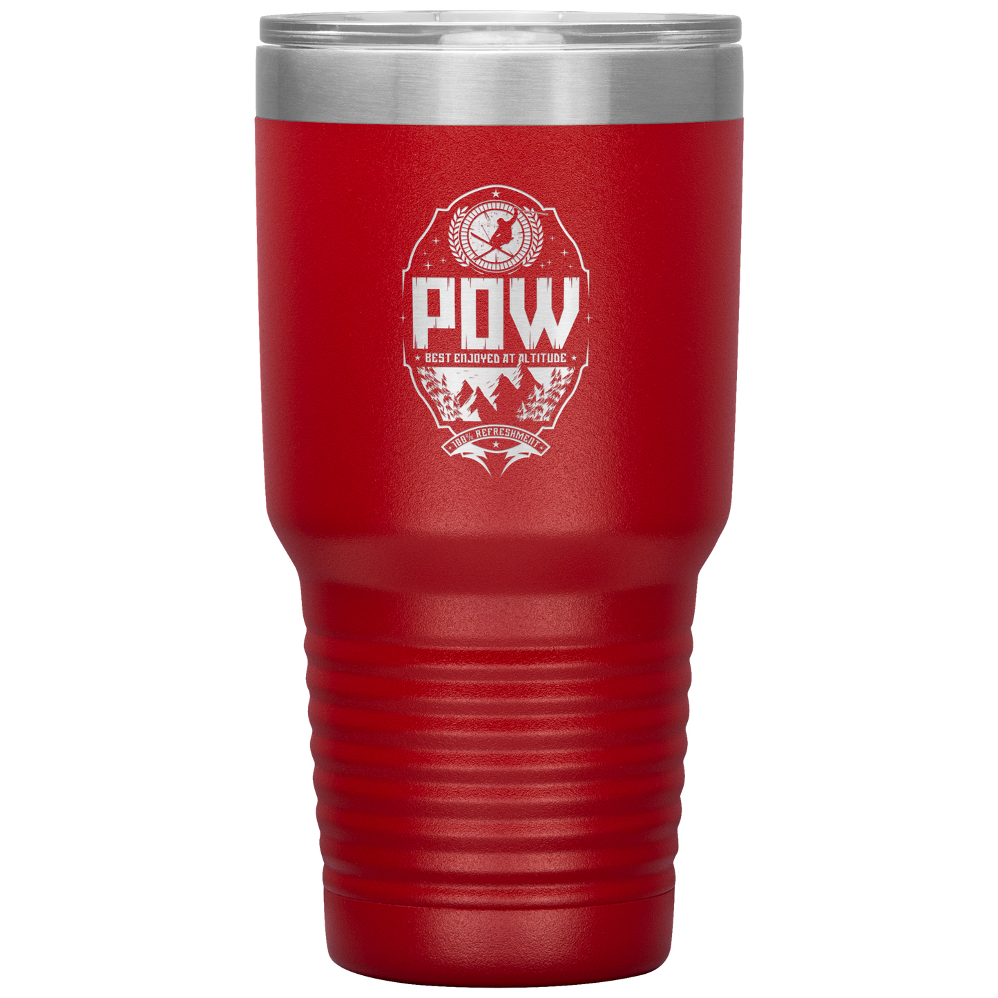 Pow Best Enjoyed At Altitude 30oz Tumbler - Powderaddicts