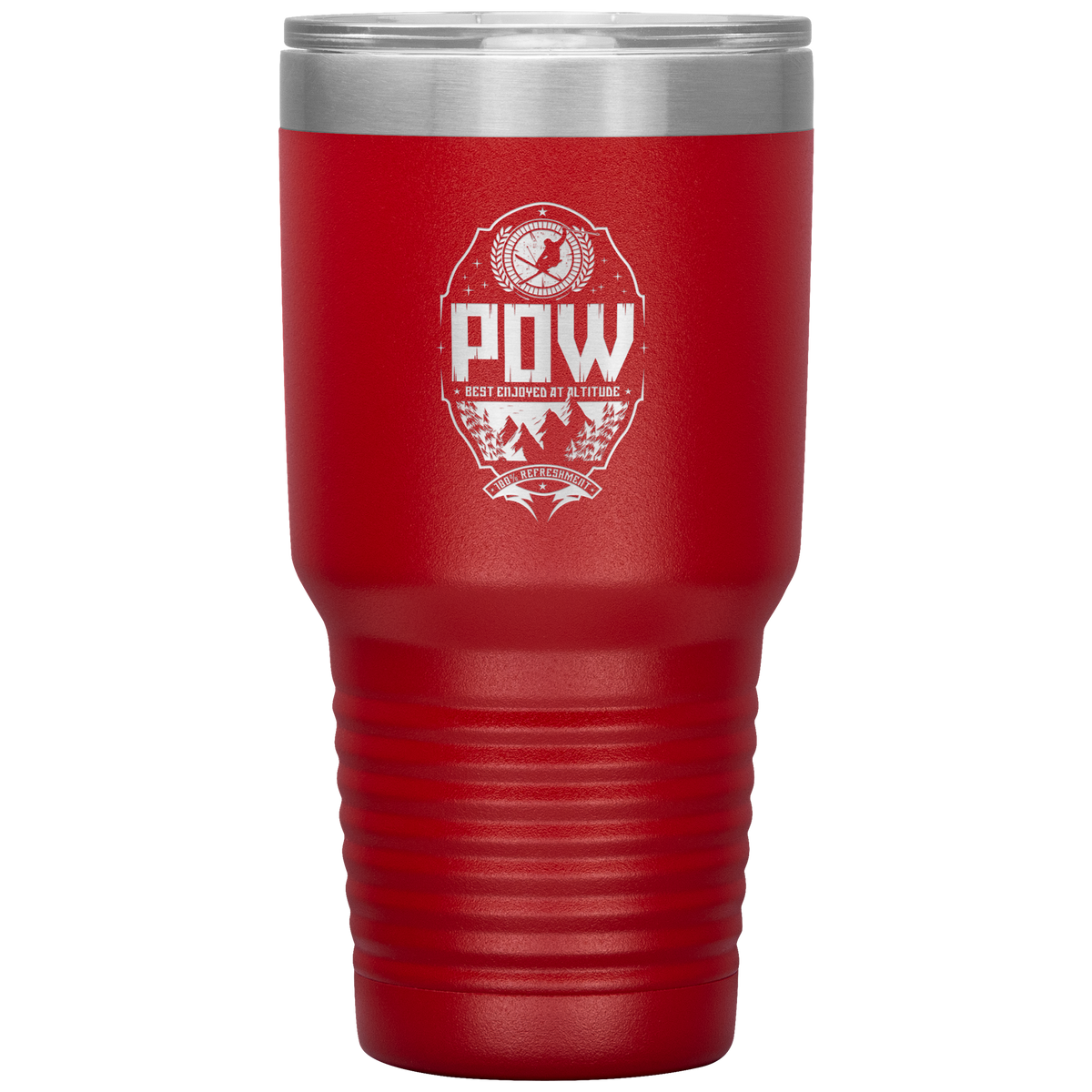 Pow Best Enjoyed At Altitude 30oz Tumbler - Powderaddicts