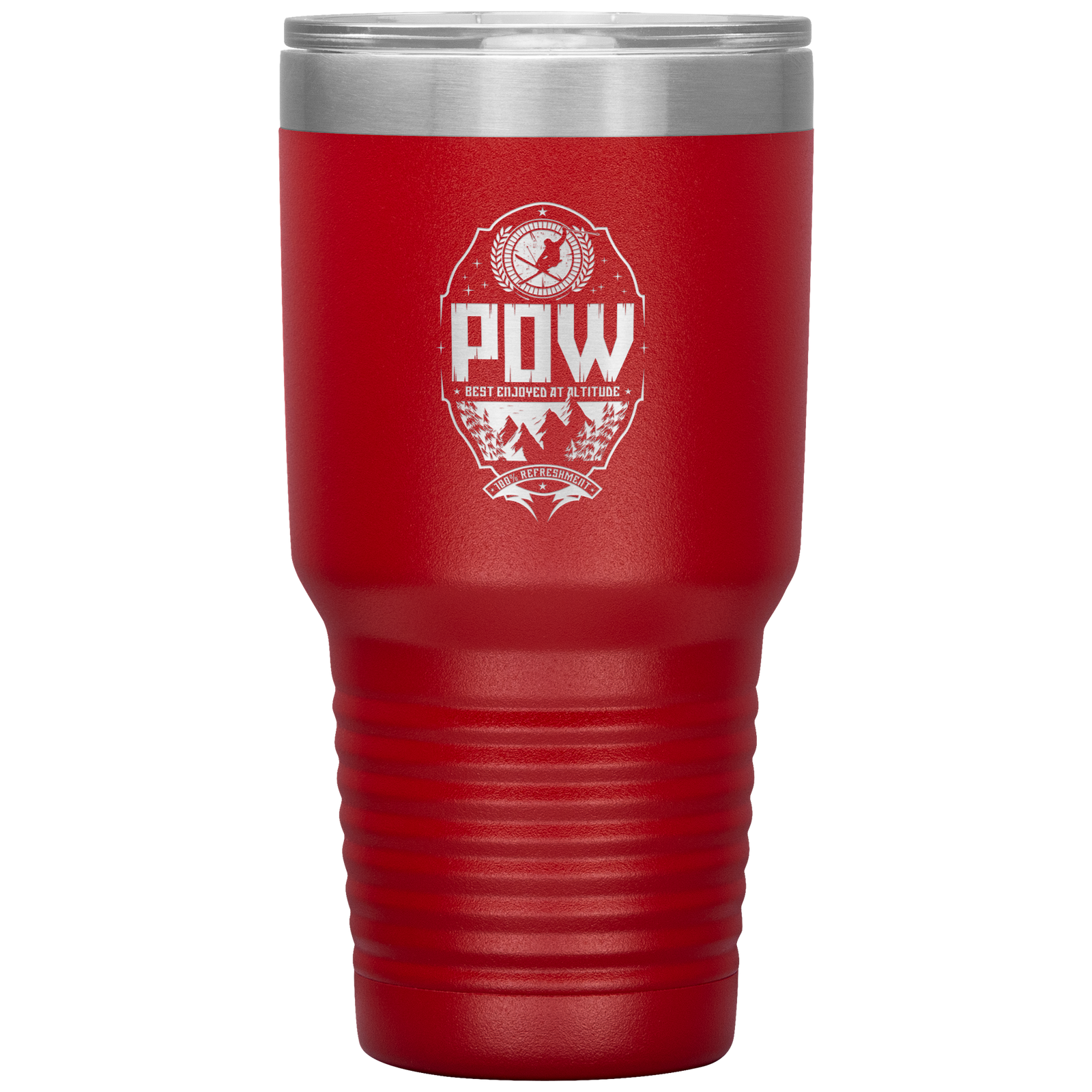 Pow Best Enjoyed At Altitude 30oz Tumbler - Powderaddicts