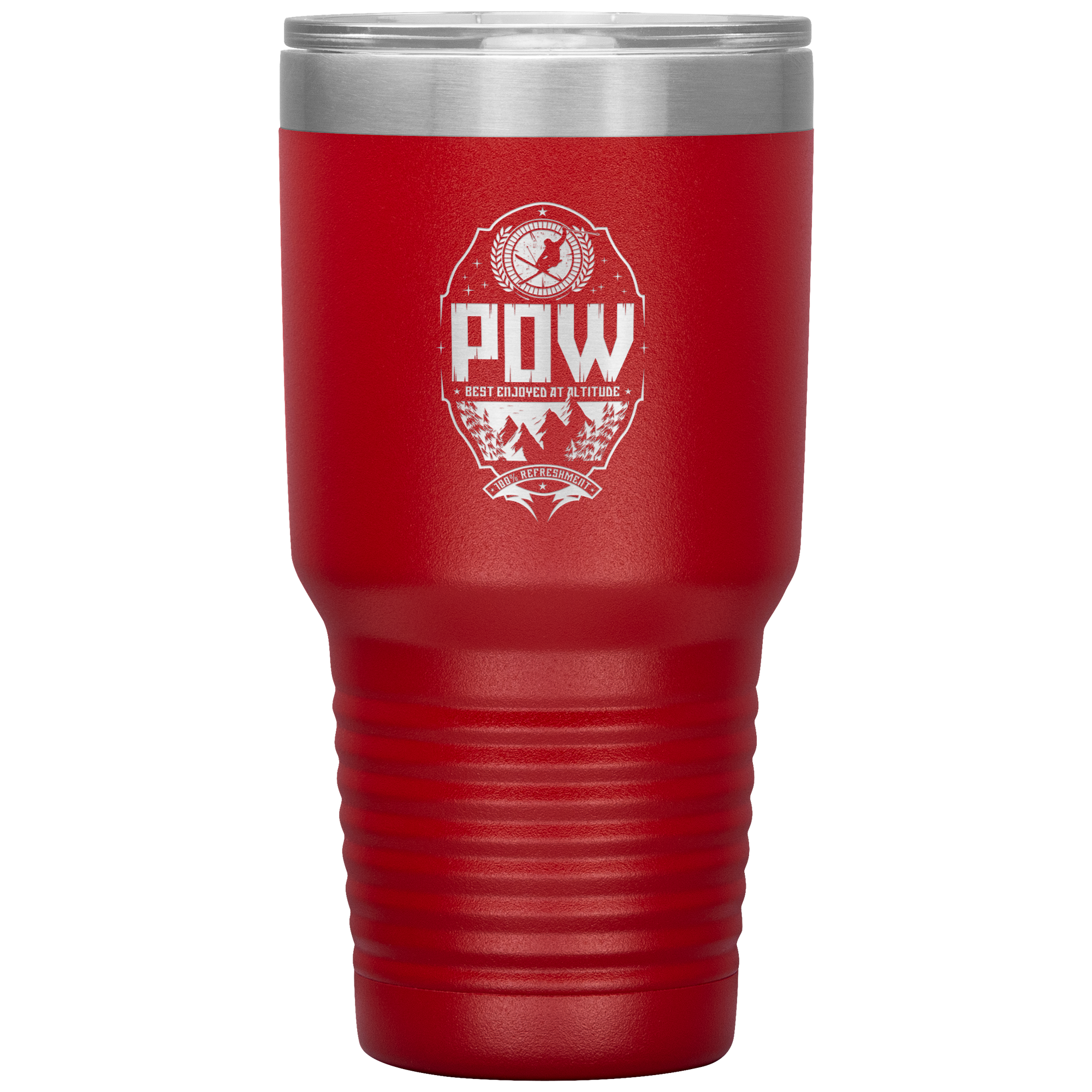 Pow Best Enjoyed At Altitude 30oz Tumbler - Powderaddicts