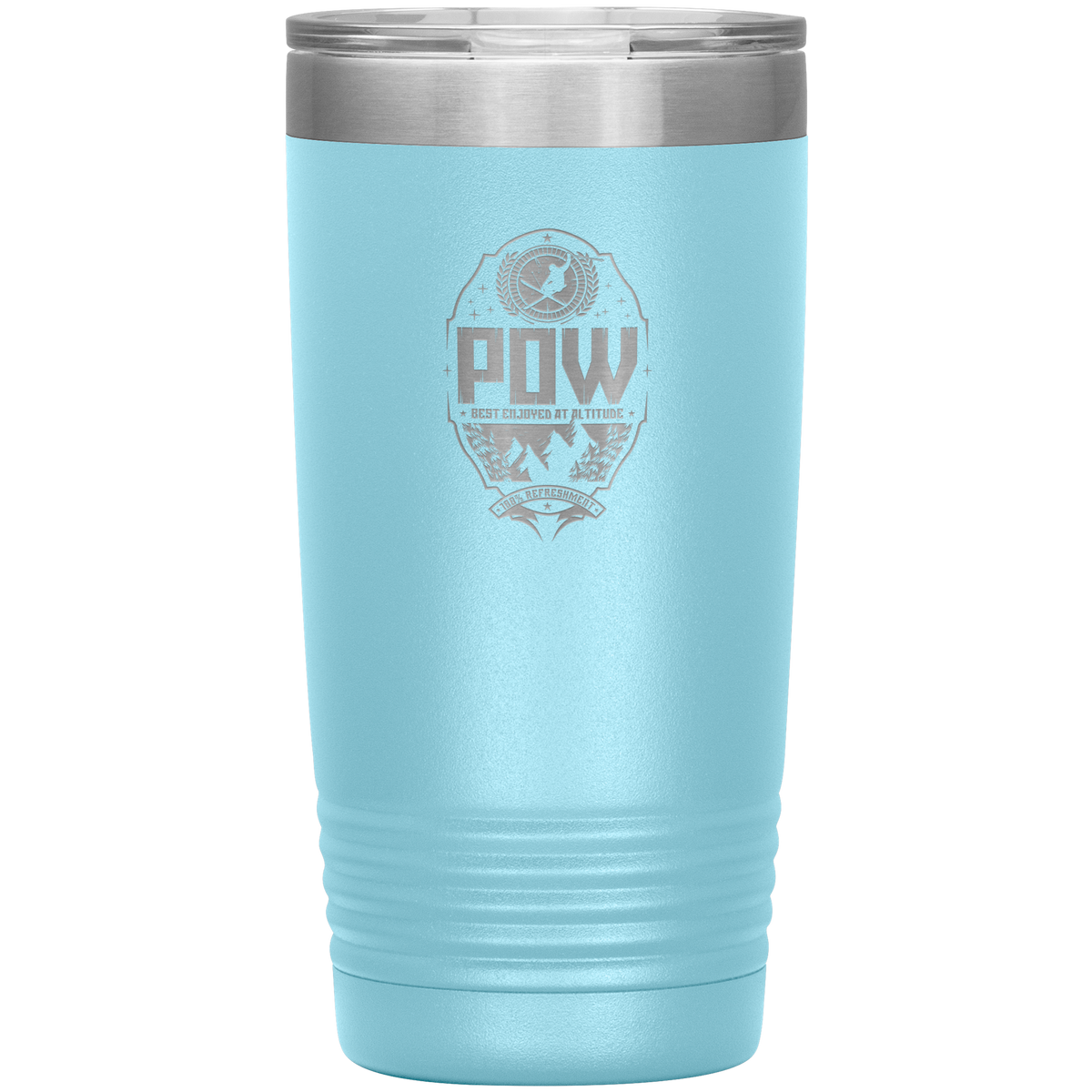 Pow Best Enjoyed At Altitude 20oz Tumbler - Powderaddicts