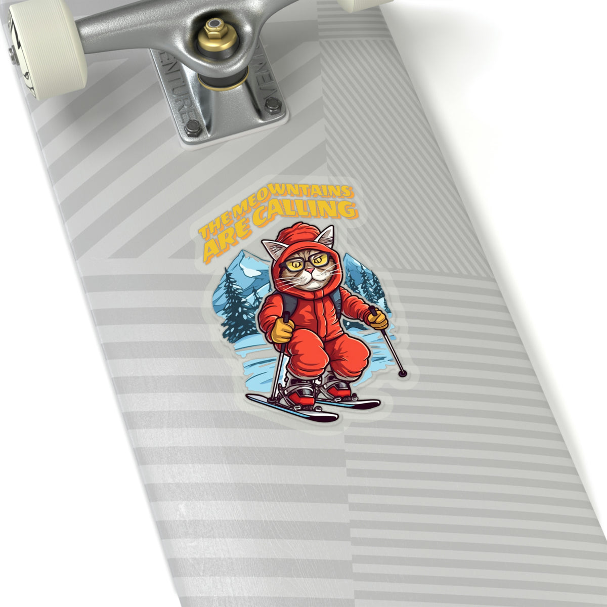 The Meownatins Are Calling Kiss-Cut Stickers