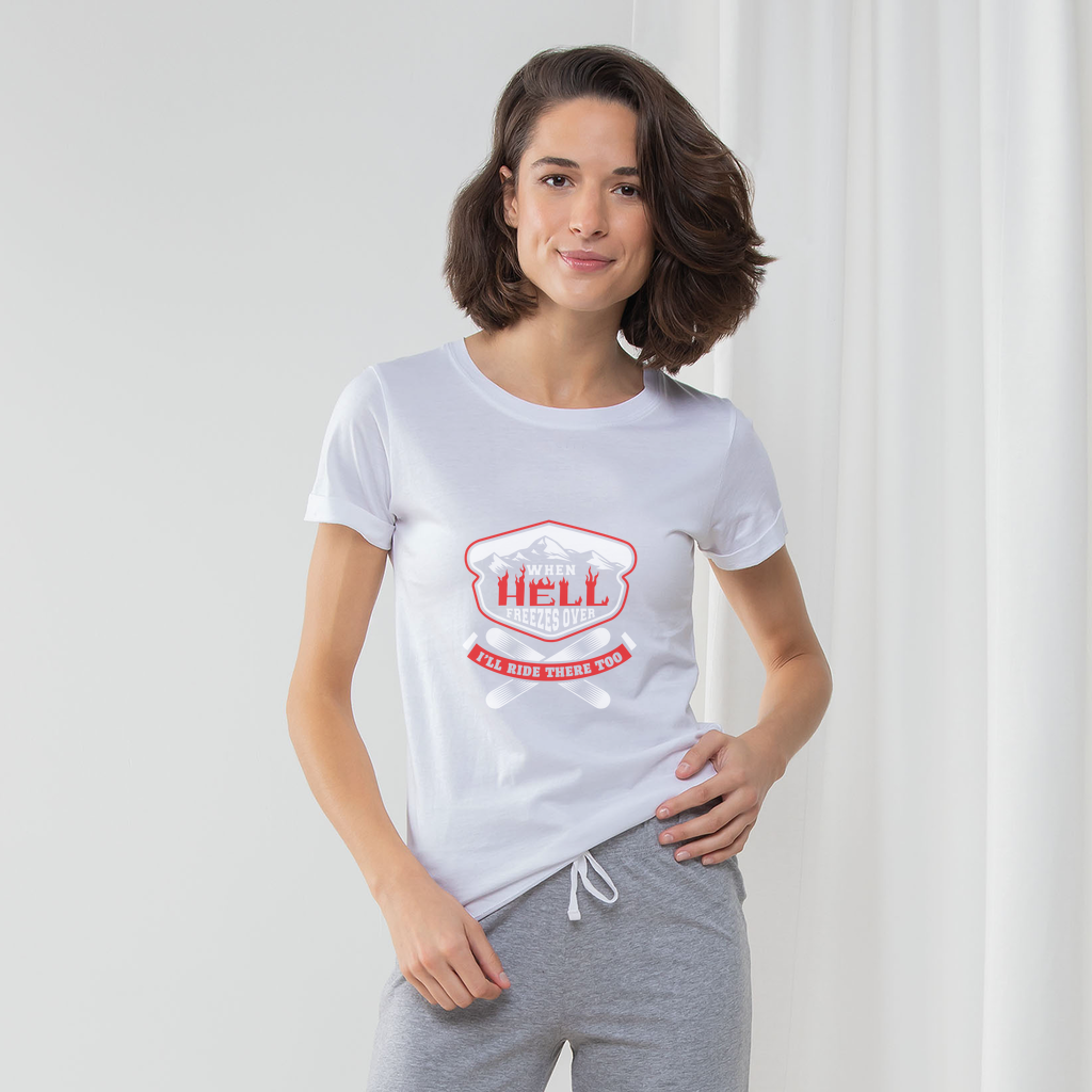 WHEN HELL FREEZES OVER - RIDE THERE TOO PAJAMA SET - Powderaddicts