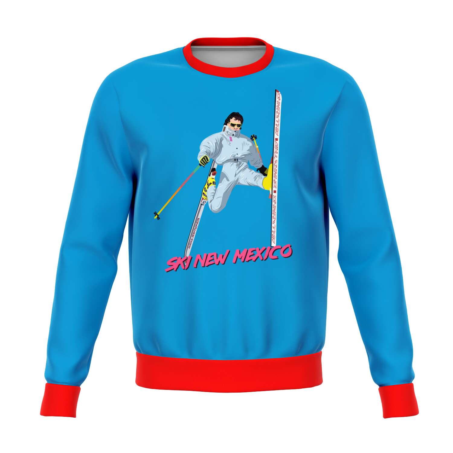 Ski New Mexico Ugly Christmas Sweater - Powderaddicts
