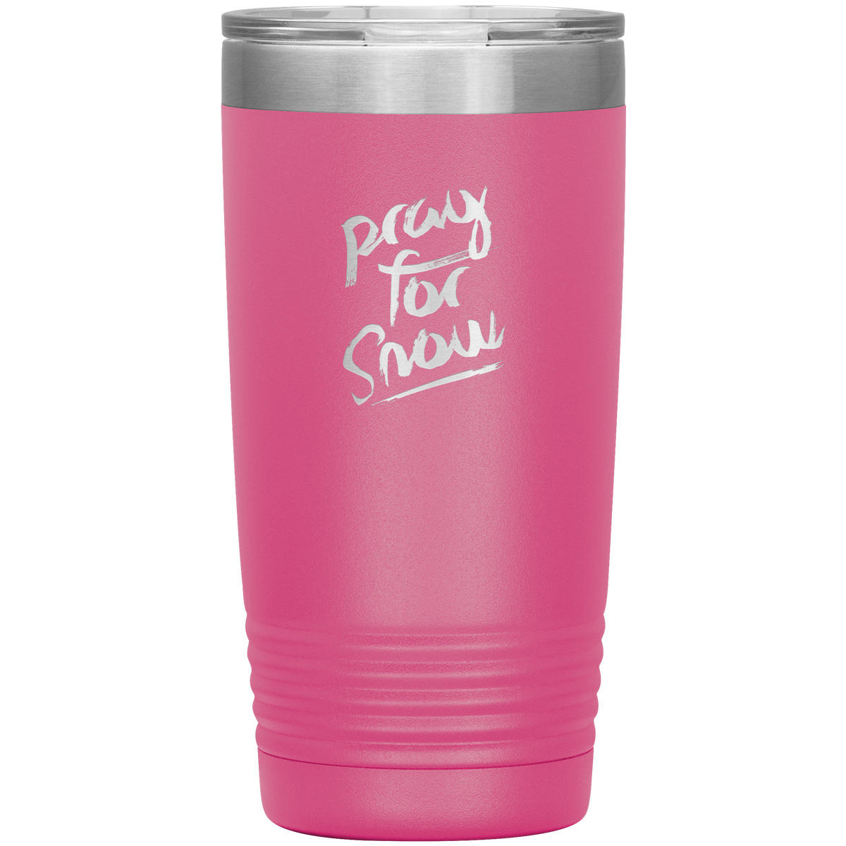 Pray For Snow Back 20oz Tumbler - Powderaddicts