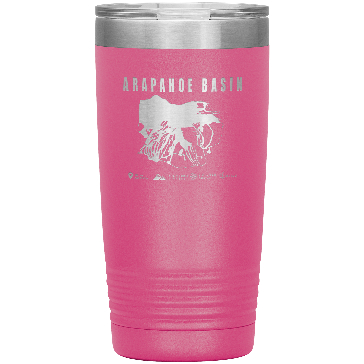 Arapahoe Basin,Colorado Ski Resort 20oz Tumbler - Powderaddicts