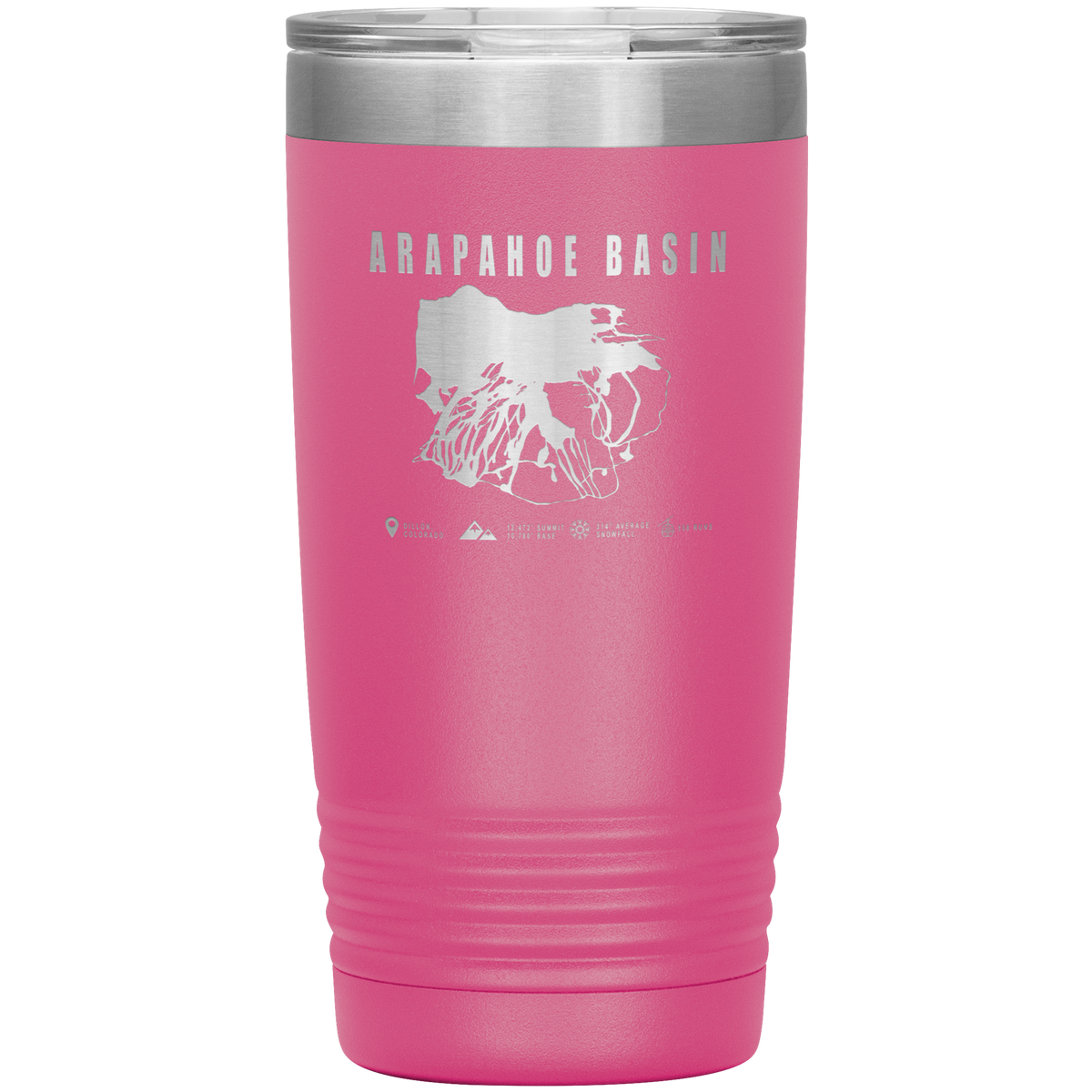 Arapahoe Basin,Colorado Ski Resort 20oz Tumbler - Powderaddicts
