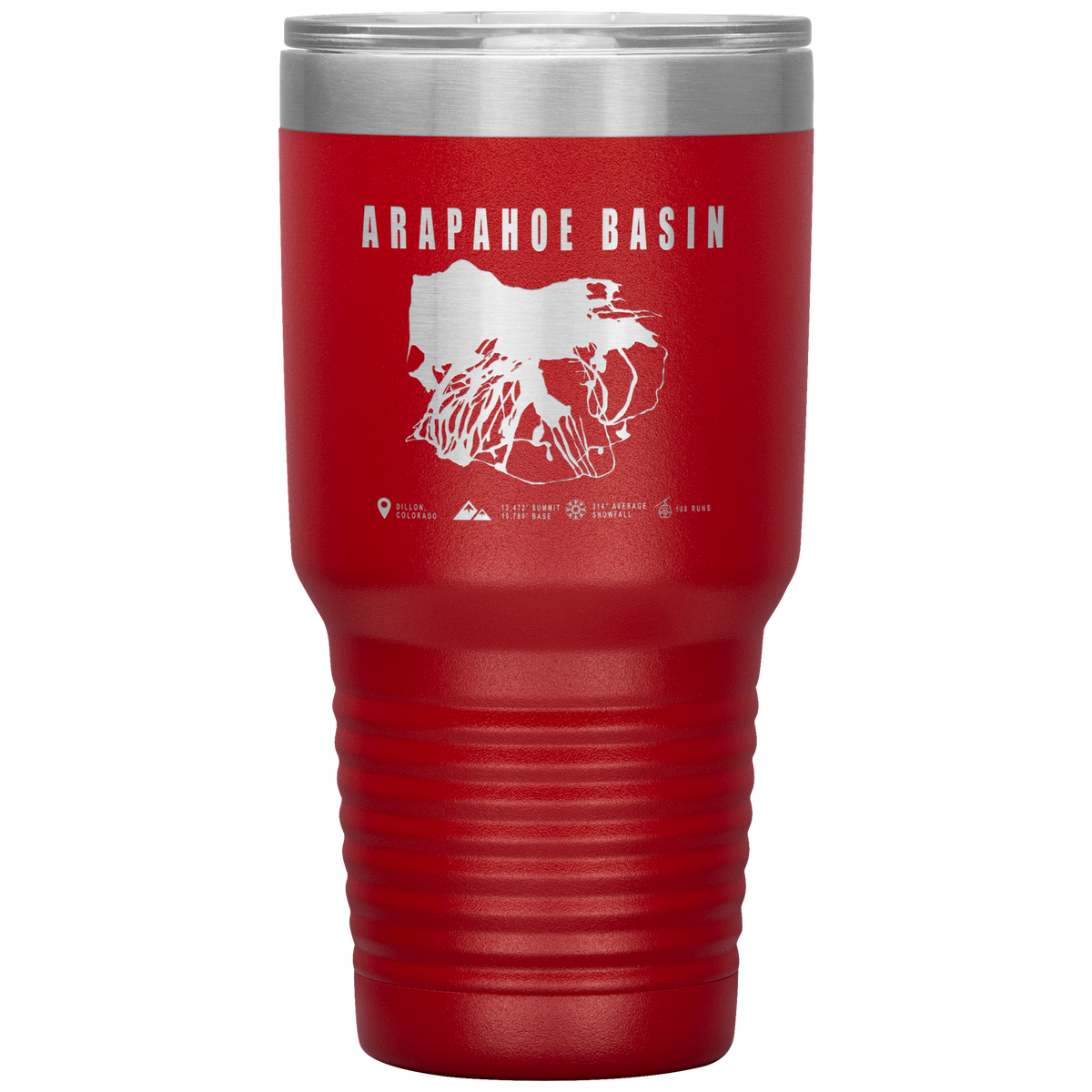 Arapahoe Basin,Colorado Ski Resort 30oz Tumbler - Powderaddicts