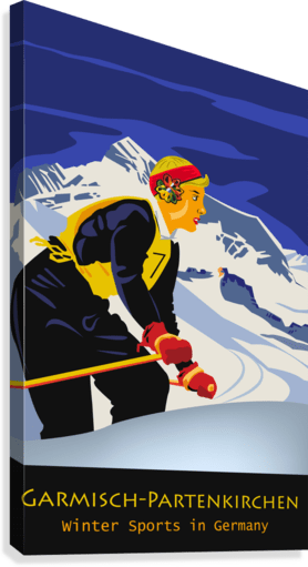 Garmisch Partenkirchen Ski Girl - Powderaddicts