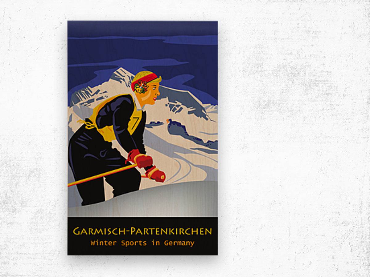 Garmisch Partenkirchen Ski Girl - Powderaddicts