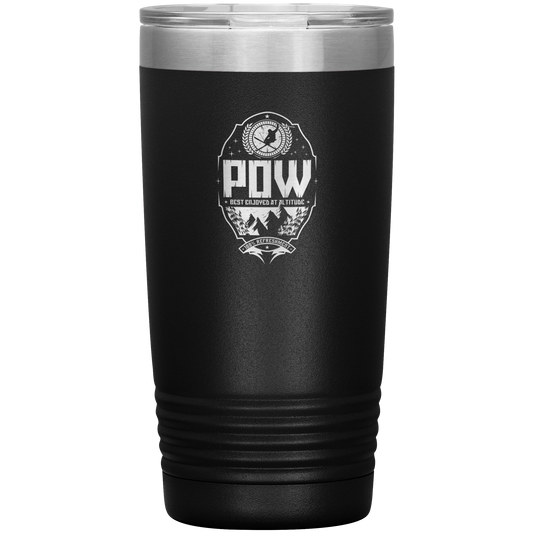 Pow Best Enjoyed At Altitude 20oz Tumbler - Powderaddicts
