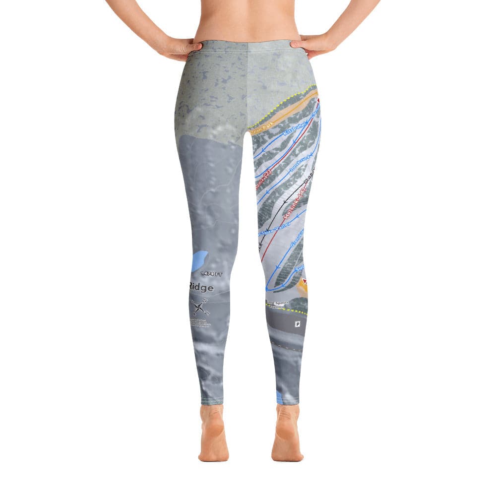 Giants Ridge, Minnesota Ski Trail Map Women's Base Layer Bottom