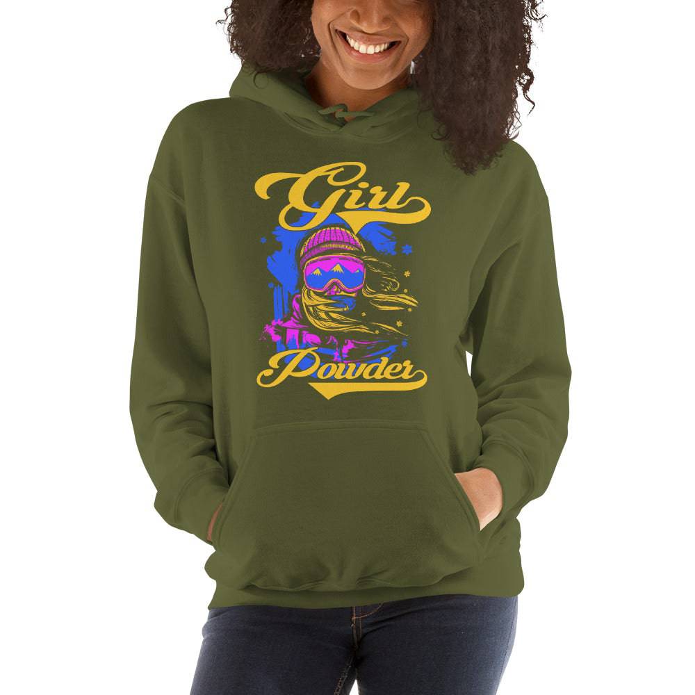 Girl Powder Unisex Hoodie - Powderaddicts