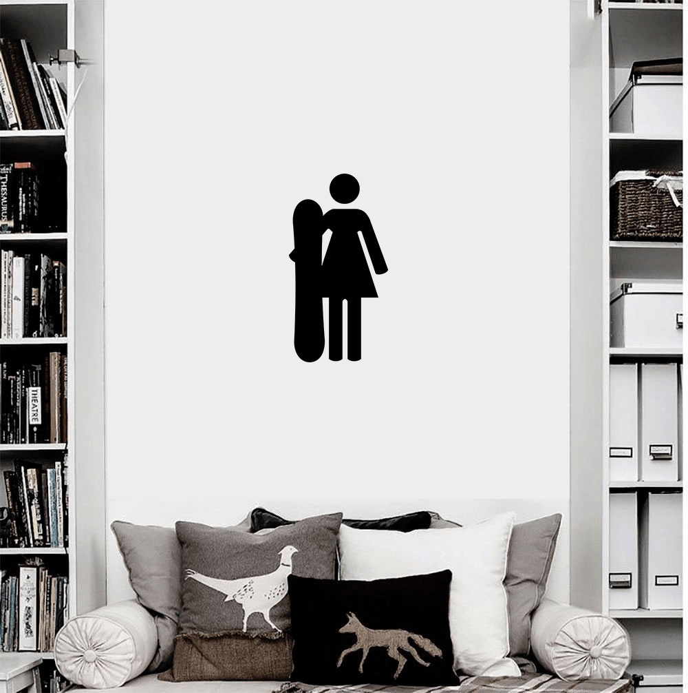 Girl Rider - Car Decal - Powderaddicts