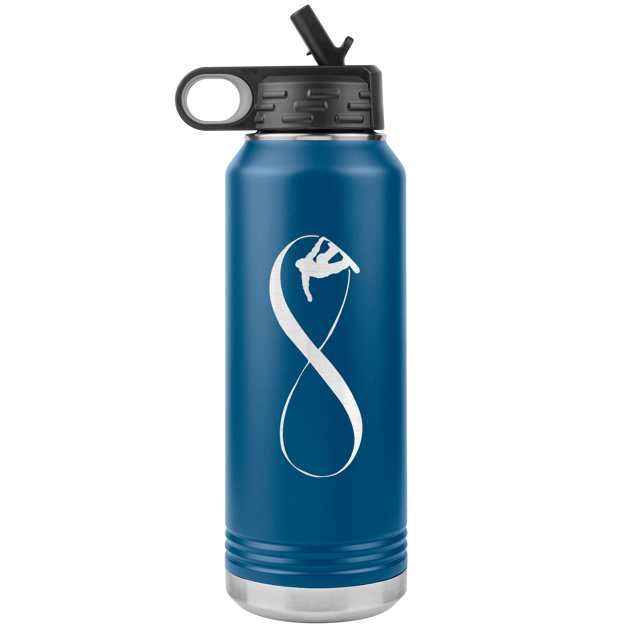 Infinity Snowboard 32oz Water Bottle Tumbler - Powderaddicts