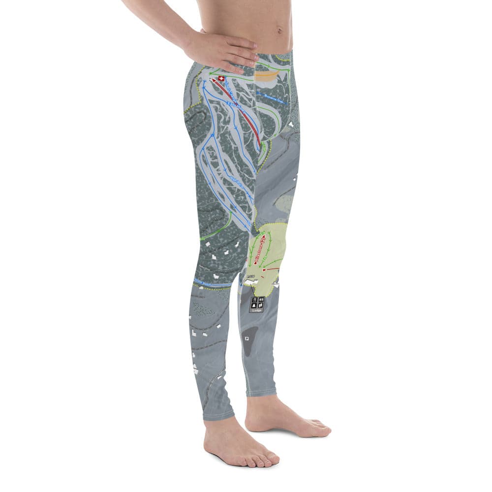 Granby Ranch, Colorado Ski Trail Map Men's Base Layer Bottom - Powderaddicts
