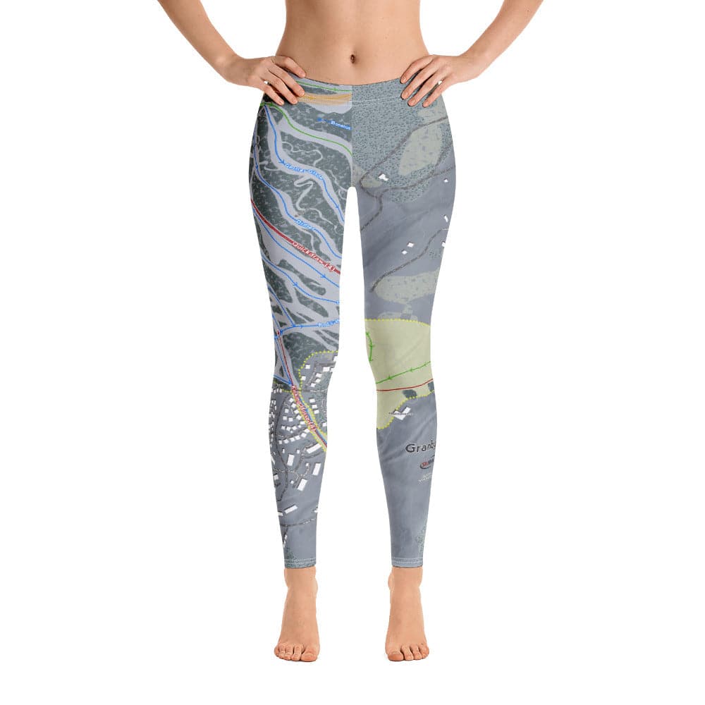 Granby Ranch, Colorado Ski Trail Map Women's Base Layer Bottom - Powderaddicts