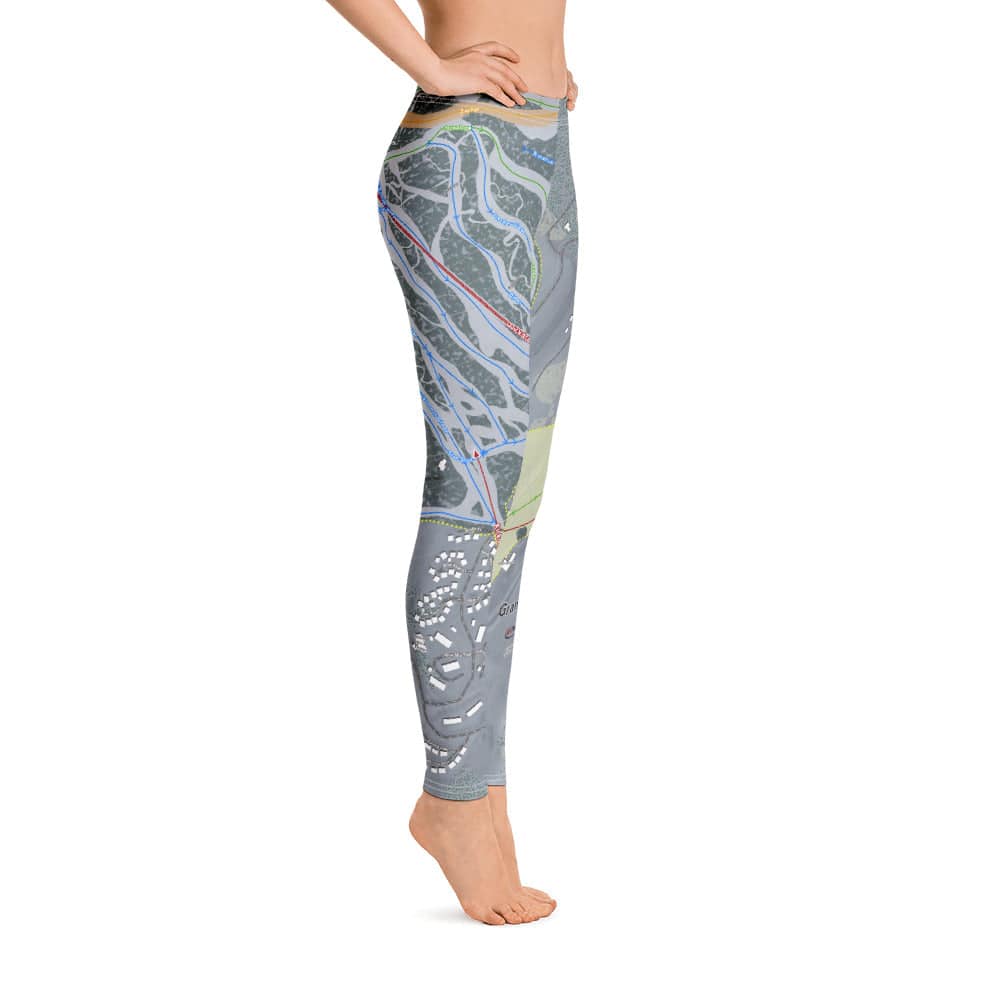 Granby Ranch, Colorado Ski Trail Map Women's Base Layer Bottom - Powderaddicts