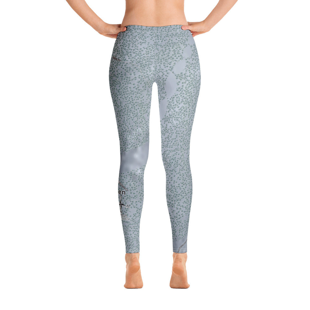 Granlibakken, California Ski Trail Map Women's Base Layer Bottom