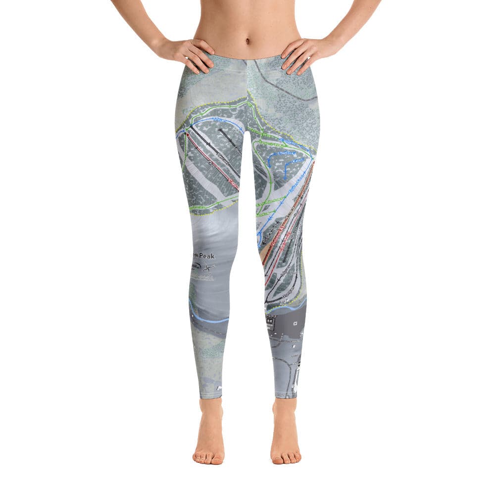 Greek Peak, New York Ski Trail Map Women's Base Layer Bottom - Powderaddicts