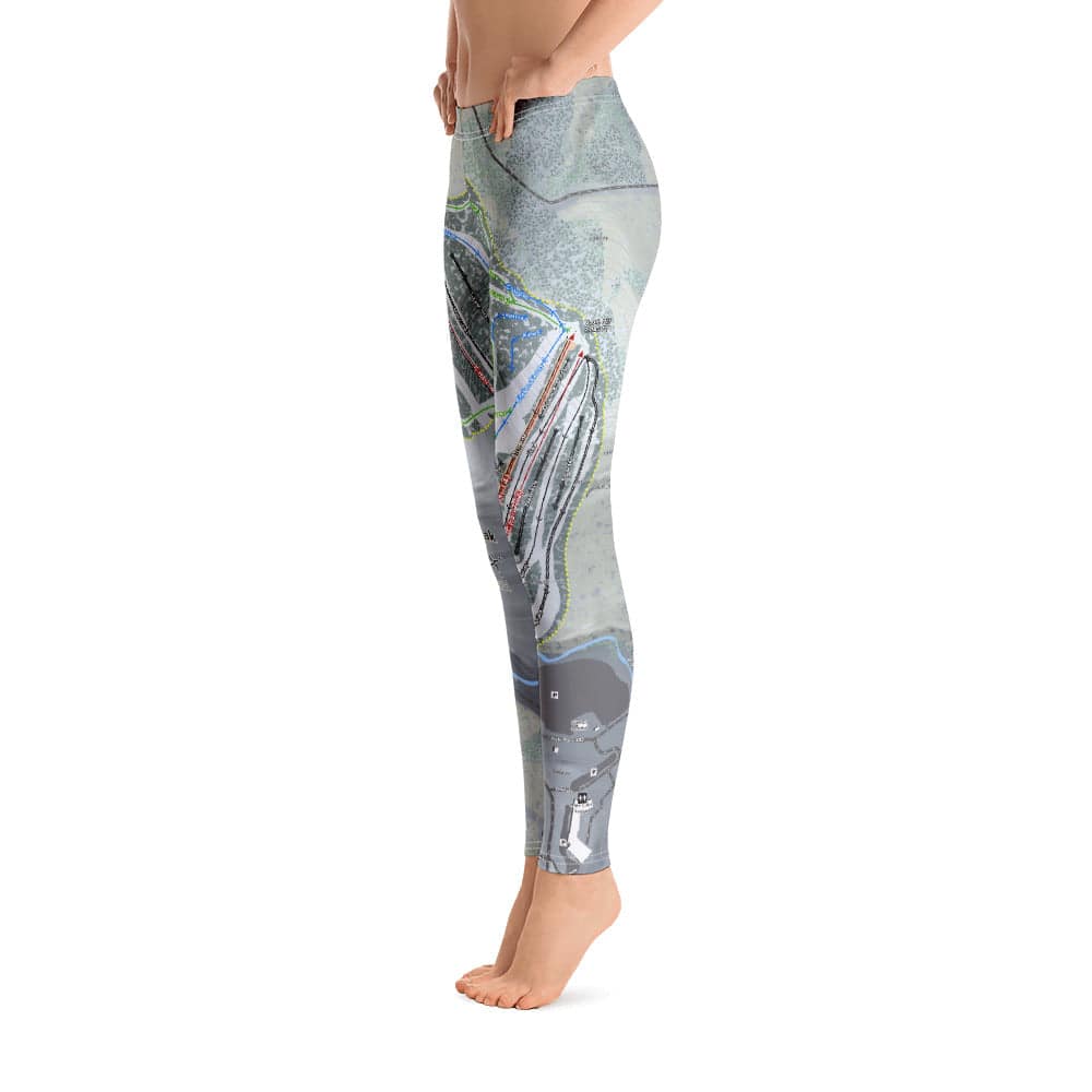 Greek Peak, New York Ski Trail Map Women's Base Layer Bottom - Powderaddicts