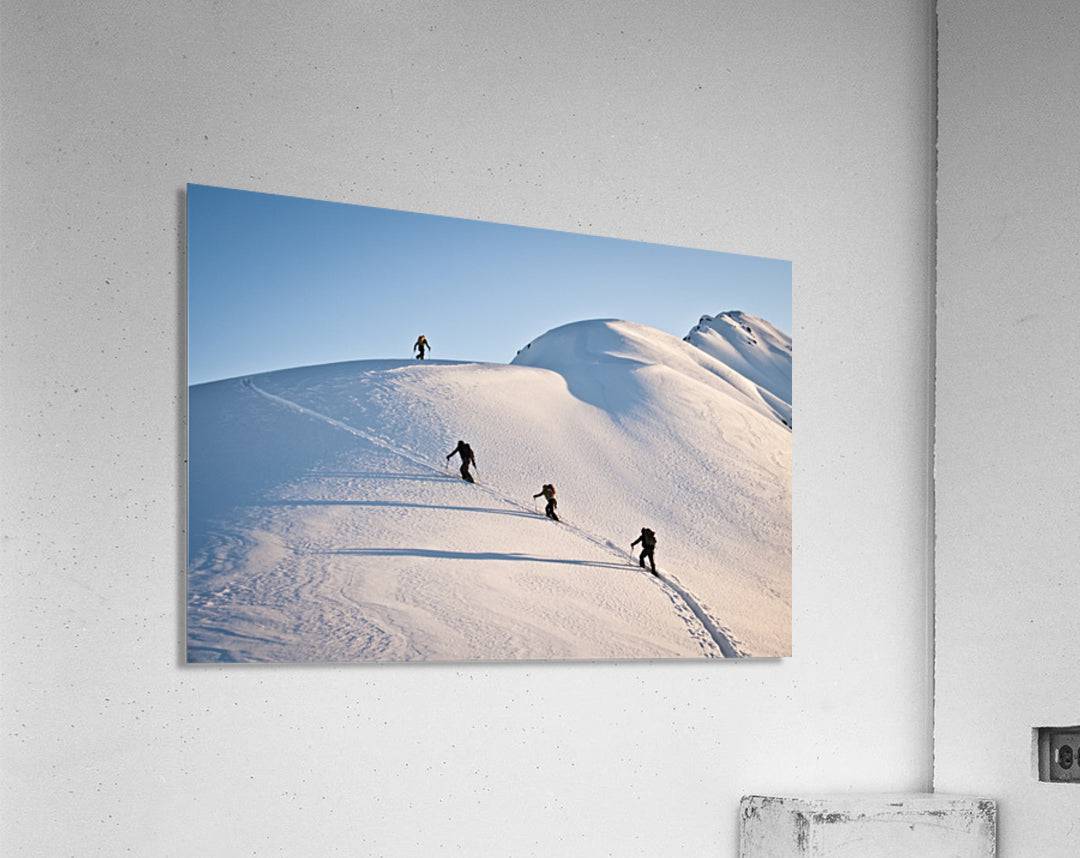 Group Of Backcountry Skiiers - Powderaddicts