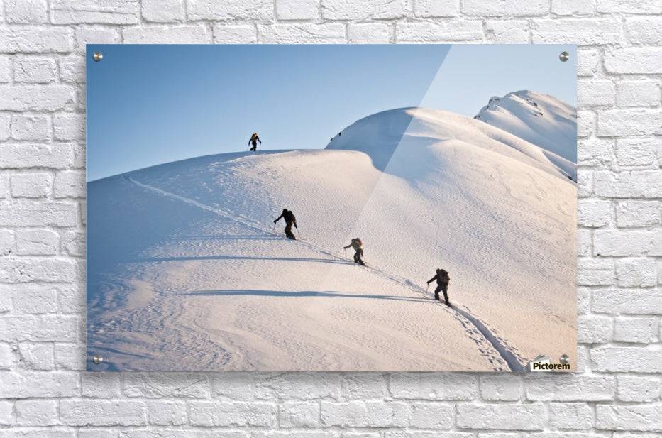 Group Of Backcountry Skiiers - Powderaddicts