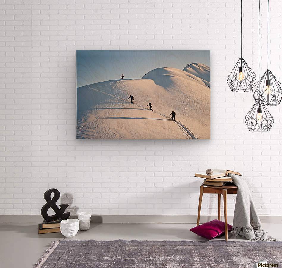 Group Of Backcountry Skiiers - Powderaddicts