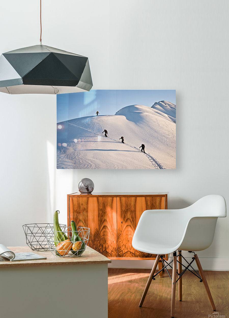 Group Of Backcountry Skiiers - Powderaddicts