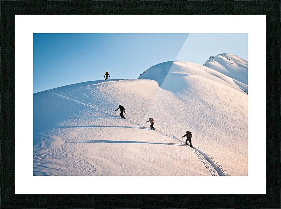 Group Of Backcountry Skiiers - Powderaddicts