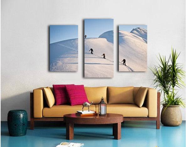 Group Of Backcountry Skiiers - Powderaddicts