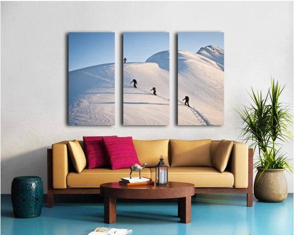 Group Of Backcountry Skiiers - Powderaddicts