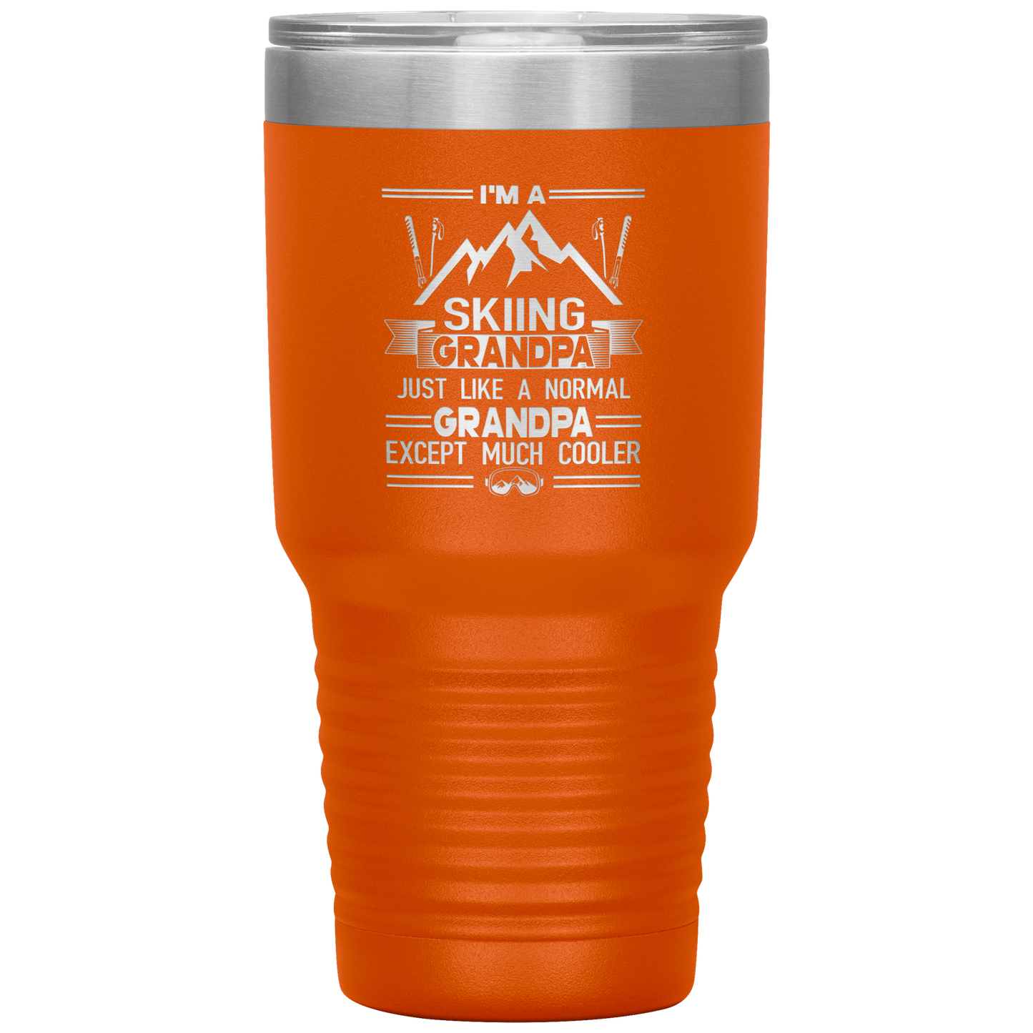 I'm A Skiing Mom 30oz Tumbler - Powderaddicts
