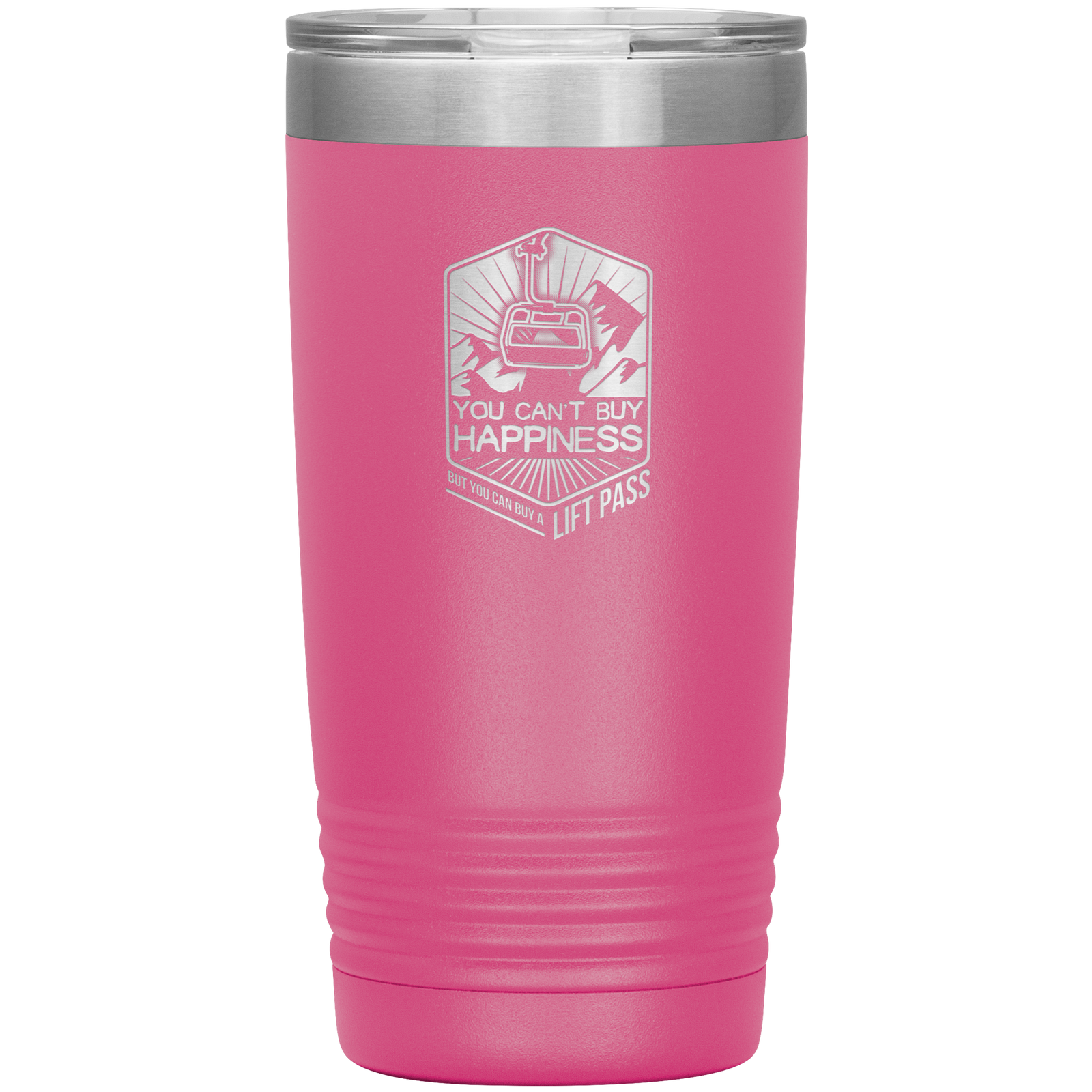 You Can't Buy Happiness But You Can Buy A Lift Pass 20oz Tumbler - Powderaddicts