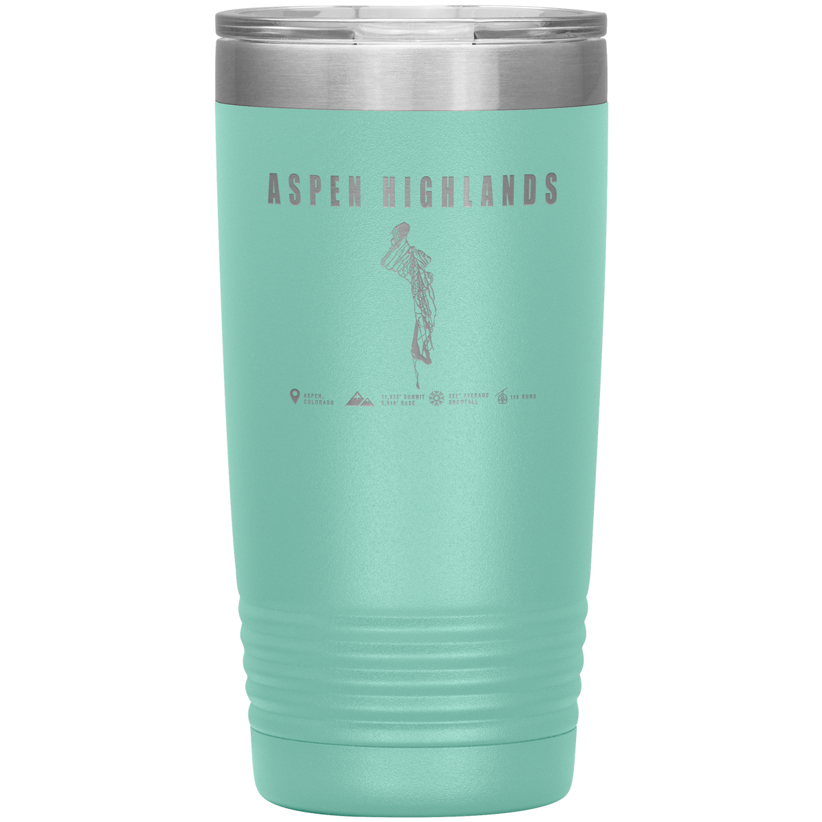 Aspen Highlands, Colorado Ski Resort 20oz Tumbler - Powderaddicts