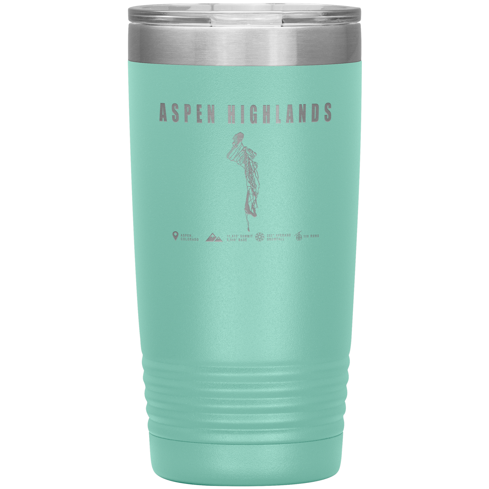 Aspen Highlands, Colorado Ski Resort 20oz Tumbler - Powderaddicts