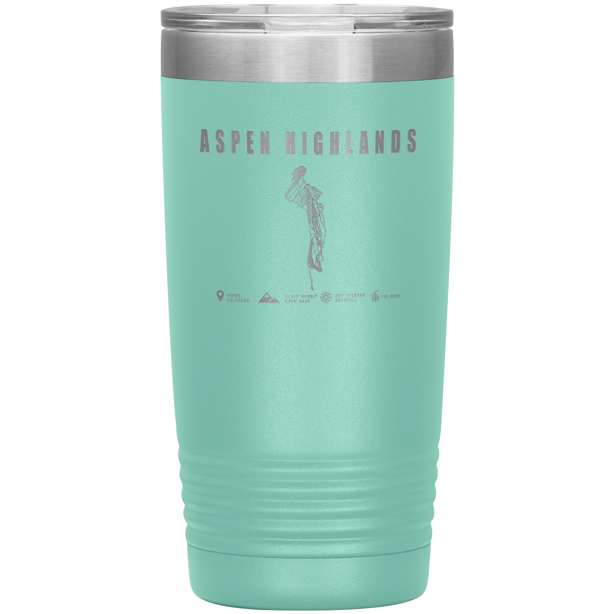 Aspen Highlands, Colorado Ski Resort 20oz Tumbler - Powderaddicts