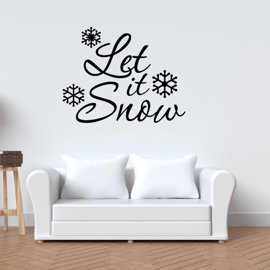 Let It Snow! 2 Wall Decal - Powderaddicts