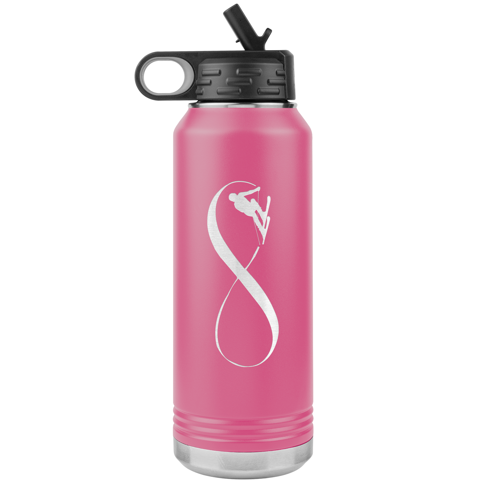 Infinity Skiing 32oz Water Bottle Tumbler - Powderaddicts