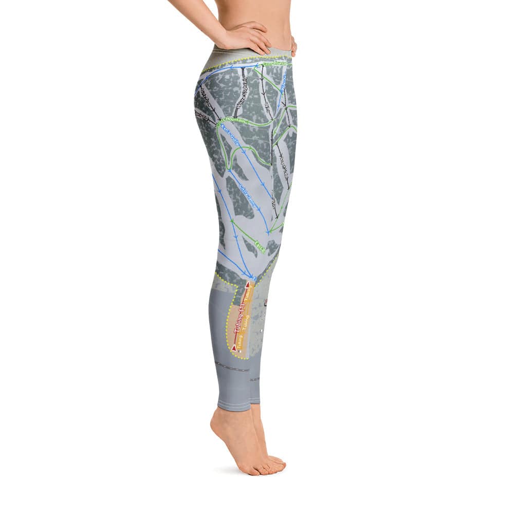 Hesperus, Colorado Ski Trail Map Women's Base Layer Bottom - Powderaddicts