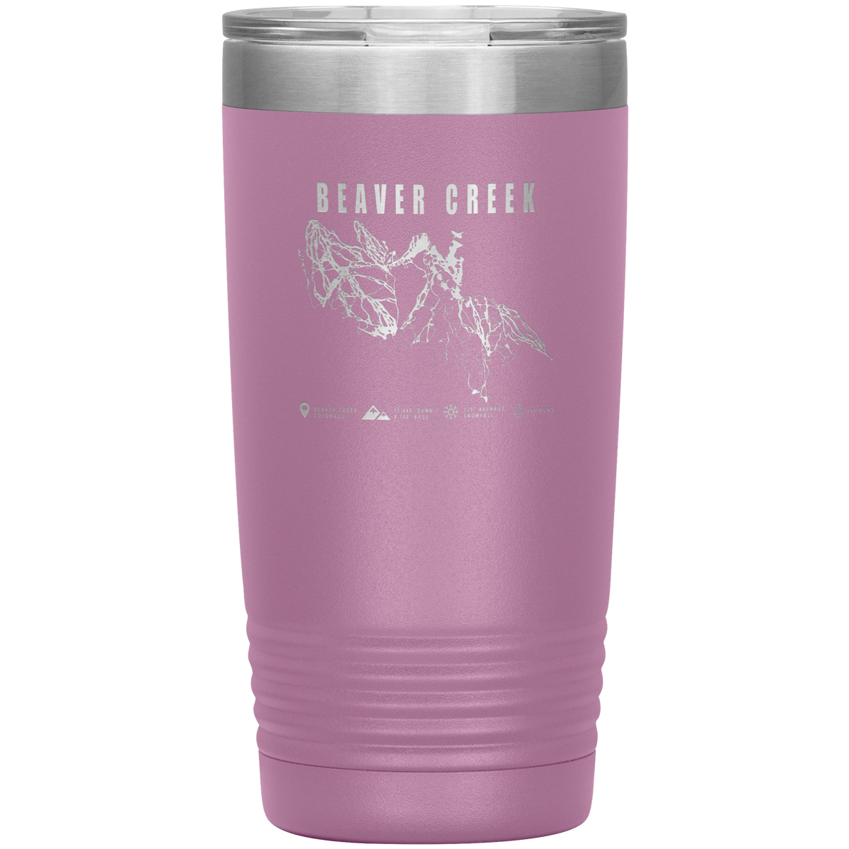 Beaver Creek Colorado Ski Trail Map 20oz Tumbler - Powderaddicts
